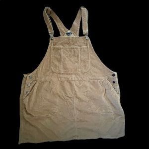 WILD FABLE Stan corduroy overalls MINI DRESS - 2X Like new!